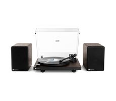 Victrola VTTS-1-ESP-INT čierna / Gramofón s reproduktormi / 2 rýchlostné / BT / RCA / 3.5mm jack 