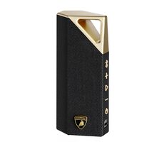 BUGANI Brief BS12305 Lamborghini čierna & zlatá / prenosný reproduktor / 28W / IPX7 / Bluetooth 5.4