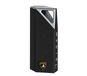 BUGANI Brief BS12305 Lamborghini čierna & strieborná / prenosný reproduktor / 28W / IPX7 / Bluetooth 5.4