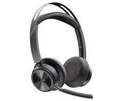 Poly Voyager Focus 2 MS Teams čierna / Bezdrôtová náhlavná súprava / mikrofón / ANC / dve slúchadlá / Bluetooth / USB