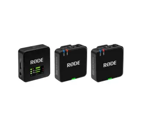 Rode Wireless GO Gen 3 čierna / bezdrôtový mikrofónny systém / 2x vysielač a 1x prijímač / 3.5mm jack / USB-C