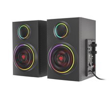 Genesis Helium 300BT ARGB čierna / Reproduktory / 24W / Bluetooth 5.0 / USB / minijack 3.5mm 