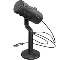 Genesis Radium 350D čierna / dynamický mikrofón / USB