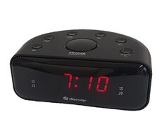 Denver CR-430MK2 čierna / Rádiobudík / PLL FM