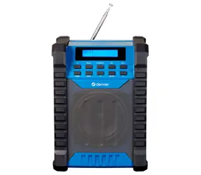 Denver WRB-60 DAB+ / aku stavebné rádio / DAB+ FM / BT / Li- ION 2000 mAh / IP54