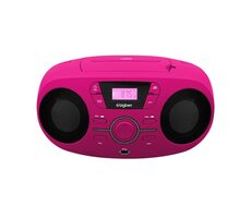 BigBen CD61RUSB ružová / Prenosný CD prehrávač / MP3 / FM / 6 x LR14 