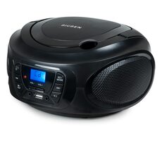 BigBen CD62NUSBBT čierna / Prenosný CD prehrávač / MP3 / FM / BT / 4X LR14 