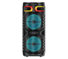 Denver BPS-355 čierna / Bluetooth párty reproduktor / USB / MicroSD / 160 W