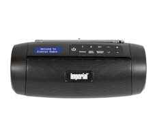 Imperial DABMAN GO čierna / Prenosné rádio / DAB+ / FM / IPX5 / USB-C 