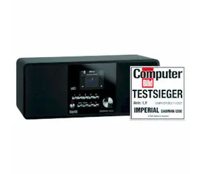 Imperial DABMAN i200 čierna / Multifunkčné stereofónne rádio / DAB+ / FM / Internet