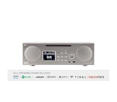 Imperial DABMAN i450 strieborná / Multifunkčné stereo rádio / DAB+ / FM / Internet / BT / CD 