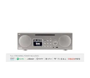 Imperial DABMAN i450 strieborná / Multifunkčné stereo rádio / DAB+ / FM / Internet / BT / CD 