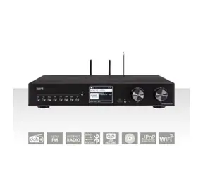 Imperial DABMAN i560 čierna / All-in-one HiFi systém so zosilňovačom / DAB+ / FM / Internet / BT / CD