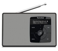 TechniSat Digitradio 2 čierno-biela