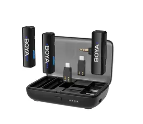 Boya BOYALINK V2.0 čierna / Klopový mikrofón / Lightning & USB-C