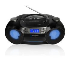 Blaupunkt BB31LED čierna / prenosné rádio / CD / USB / AUX / FM / 12W