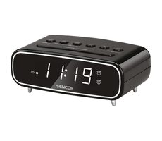 Sencor SRC 2600 B čierna / Rádiobudík / FM 