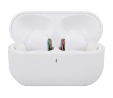 Sencor SEP SHEEN biela / Bezdrôtové slúchadlá / mikrofón / Bluetooth 5.3 / ANC / dobíjacie púzdro