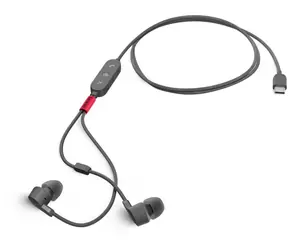 Rozbalené - Lenovo Go USB-C ANC sivá / špuntové slúchadlá / mikrofón / USB-C / ANC / rozbalené