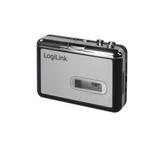 Rozbalené - LogiLink UA0156 strieborná / Kazetový prehrávač / USB-A / 3.5mm / rozbalené