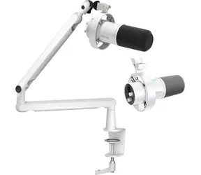 FIFINE T688W USB XLR Kit biela / stolný mikrofón / dynamický / rameno / USB-C / XLR 
