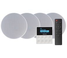 Fonestar KS-WALL-4 / 4 vstavané reproduktorov s nástenným prehrávačom / Bluetooth 5.0 / 2x 15W & 2x 25W 