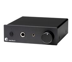 Pro-Ject Head Box E čierna / Slúchadlový zosilňovač s konektormi 6.3 mm a 3.5 mm