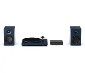 Pro-Ject Colourful Audio System E Satin Blue / All-in-one Hi-Fi systém s gramofónom 