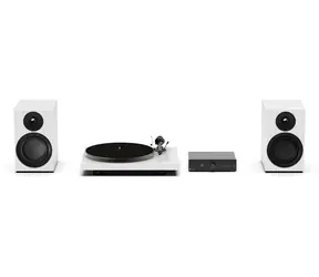 Pro-Ject Colourful Audio System E Satin White / All-in-one Hi-Fi systém s gramofónom 