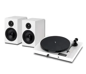Pro-Ject JukeBox E1 HiFi Set White / Kompletný stereofónny audio systém s gramofónom