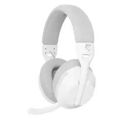 White Shark FALCON biela / herný bezdrôtový headset / mikrofón / 1.5m / BT / 3.5mm / PC & PS4/5 & Mac
