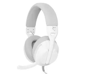 White Shark Parrot biela / herný headset / mikrofón / 1.8m / 3.5mm / PC & PS4/5 & Mac