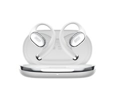 QCY Crossky R70 šedá / Bezdrôtové slúchadlá s mikrofónom / TWS / Bluetooth 6.0 / IPX5 / dobíjací box