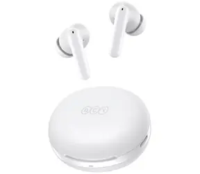 QCY T13 ANC2 biela / Bezdrôtové slúchadlá s mikrofónom / TWS / ANC / Bluetooth 5.3 / IPX4 / dobíjací box