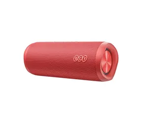 QCY SP7 červená / Bezdrôtový reproduktor / 2600 mAh / USB-C / Bluetooth 5.4 / IPX7