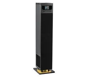 AKAI AEROBEAT PILLAR čierna / Aktívny reproduktor / Bluetooth 5.0 / 70W / USB / AUX / podsvietenie