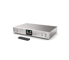 Majority Fitzwilliam 2 strieborná / Digitálny tuner DVB-T2 / DAB+ / Bluetooth / USB / FM / Internet