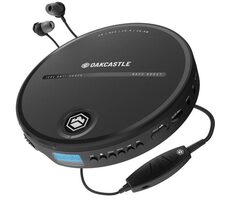 Majority Oakcastle CD10 čierna / prenosný CD prehrávač / 3.5 mm jack / CD&CD-R&CD-RW