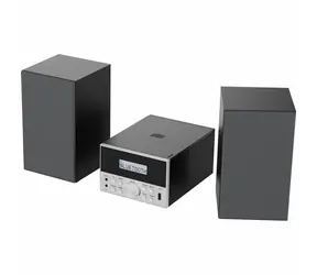 Majority Oakcastle HiFi150 čierna / Mikrosystém / 20W / CD / MP3 / FM / Bluetooth / USB / 3.5 mm jack / diaľkový ovládač
