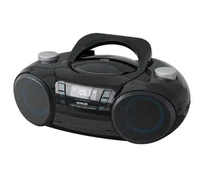 Sencor SPT 4710B čierna / rádio / FM / Bluetooth 5.3 / CD / USB / 3.5 mm jack / SD / AUX