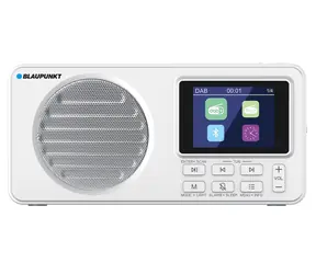 Blaupunkt DR6WH biela / digitálne rádio / DAB+ / FM / RDS / 2.4" LCD / Bluetooth / 1800 mAh