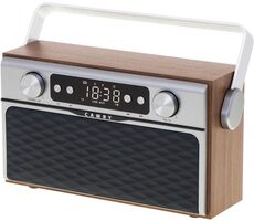 Rozbalené - Camry CR 1183 strieborná / Prenosné rádio / FM / BT / rozbalené