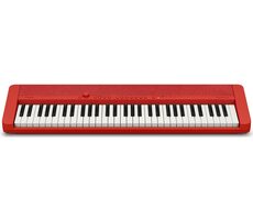 Casio CT-S1 RD červená / klávesy / 61 kláves / BT / USB / 6x AA & adaptér
