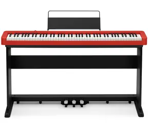 Casio S160RD červená set + stojan / digitálne piáno / 88 kláves / USB / 6x AA & adaptér