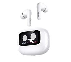 Ugreen 55137 EchoBuds Magic biela / bezdrôtové slúchadlá / bluetooth / LCD displej dotykový / výdrž až 30 hod.