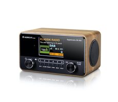 Rozbalené - Albrecht DR 865 hnedá / Rádio / FM / DAB/DAB+ / AUX / rozbalené