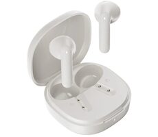 QCY T41 biela / Bezdrôtové slúchadlá s mikrofónom / TWS / Bluetooth 5.4 / IPX4 / dobíjací box