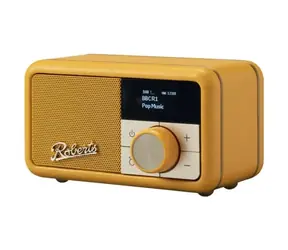 Roberts Radio Revival Petite 2 Sunshine Yellow / Prenosné rádio / DAB+ a FM / USB-C / BT / LCD Displej / 3.5mm 