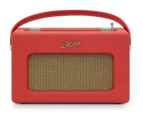 Roberts Radio Revival iStream3L Classic Red / Prenosné rádio / DAB+ a FM / USB / BT + Wi-Fi / LCD Displej / 3.5mm 