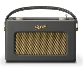 Roberts Radio Revival iStream3L Charcoal Grey / Prenosné rádio / DAB+ a FM / USB / BT + Wi-Fi / LCD Displej / 3.5mm 
